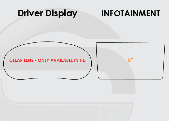 201-2021 Buick Encore Screen ProTech Kit Driver Display 8in Infotainment