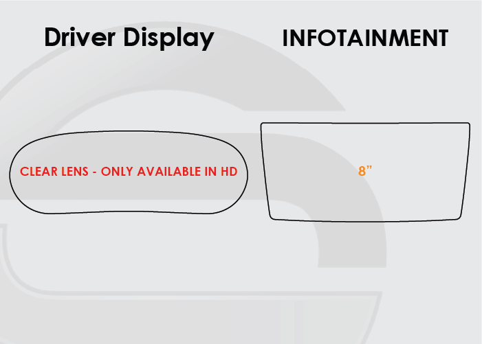 2017-2019 Buick Lacrosse Screen ProTech Kit Driver Display 8in Infotainment. Helps prevent scratches and minimizes fingerprints to keep your screens looking new.
