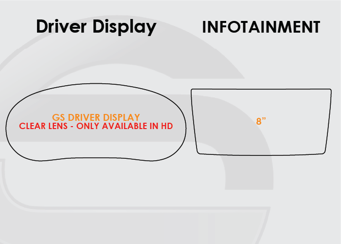 2018-2020 Buick Regal Screen ProTech Kit GS Driver Display 8in Infotainment. Shields your screens from scratches and helps reduce greasy fingerprints.