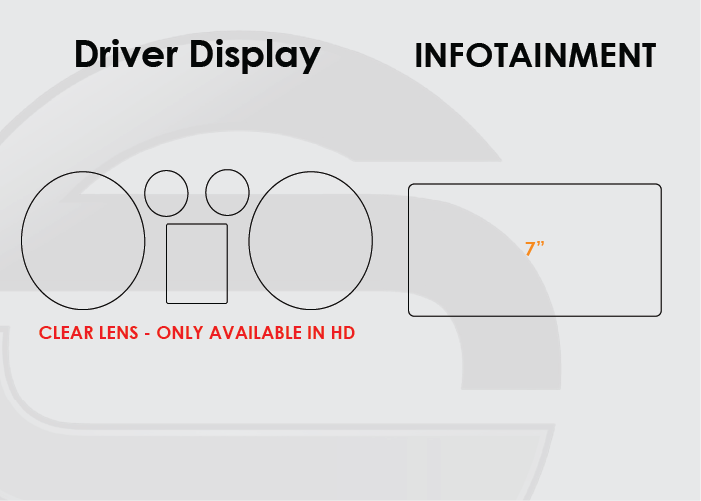2012-2017 Buick Verano Screen ProTech Kit Driver DIsplay 7in Infotainment. Designed to resist scratching and lessen fingerprint marks on your screens.