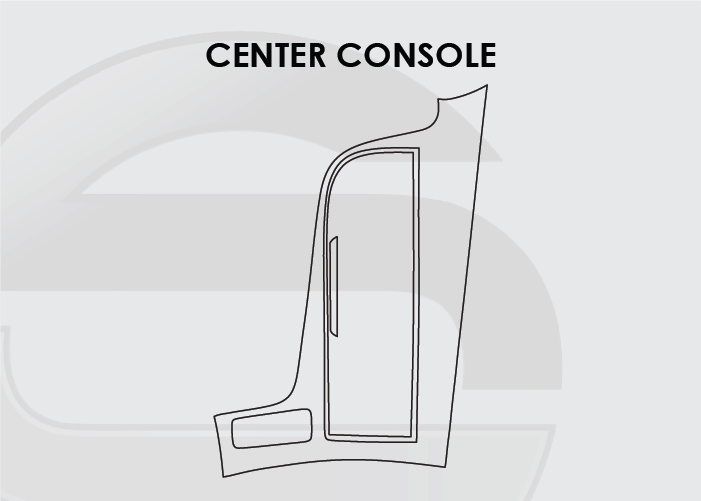2021-2024 Cadillac Escalade Screen ProTech Kit Center Console