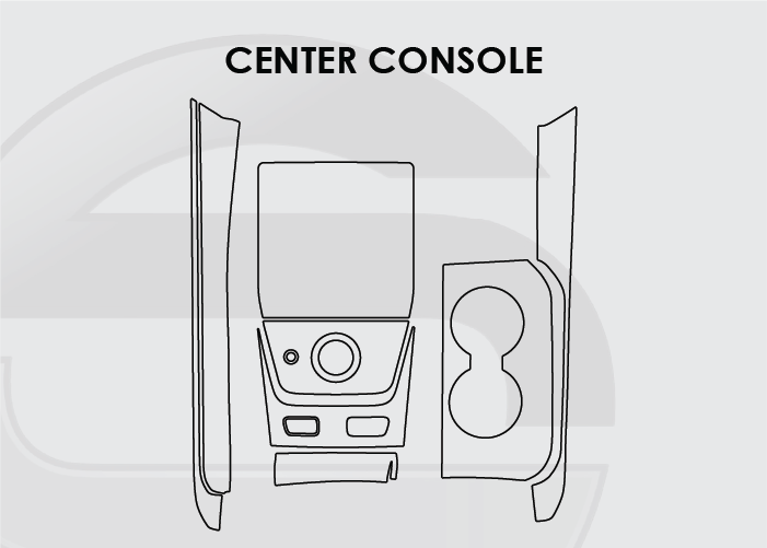 2025 Cadillac Escalade Screen ProTech Kit Center Console