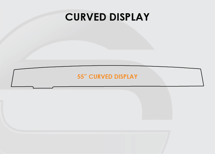 2025 Cadillac Escalade IQ Screen ProTech Kit Curved Display