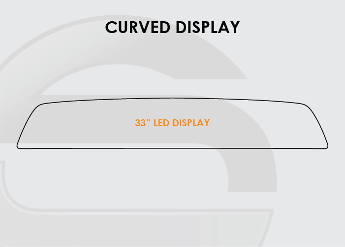 2024-2025 Cadillac XT4 Screen ProTech Kit Curved Display