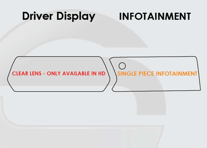 2023-25 Chevrolet Colorado Screen ProTech Kit Driver Display 1 Piece Infotainment
