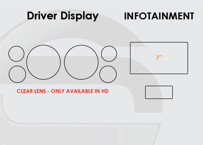 2010-2013 Chevrolet Silverado Screen ProTech Kit Driver Display 7in Infotainment
