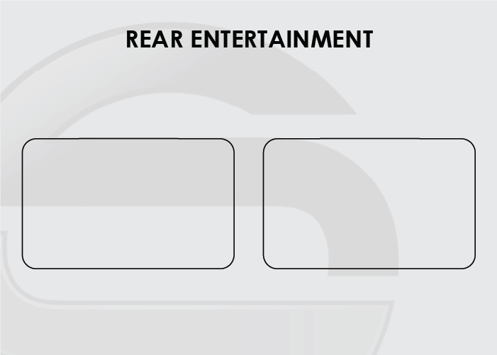 2019-2025 Chevrolet Suburban Screen ProTech Kit Rear Entertianment