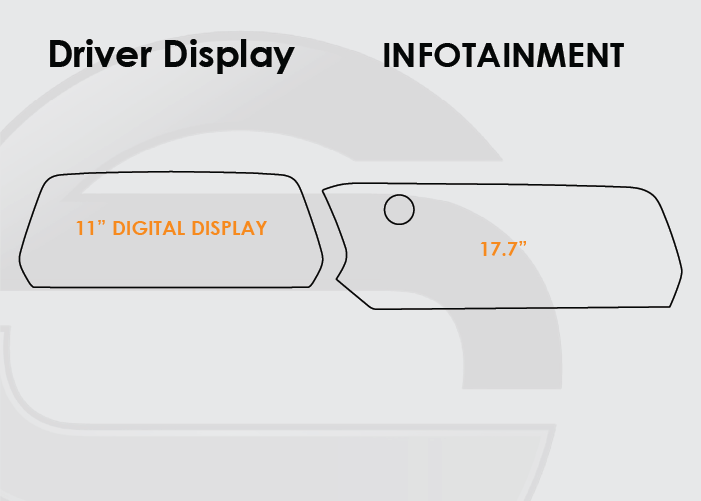 2025 Chevrolet Suburban Screen ProTech Kit 11in Driver Display 17.7in Infotainment