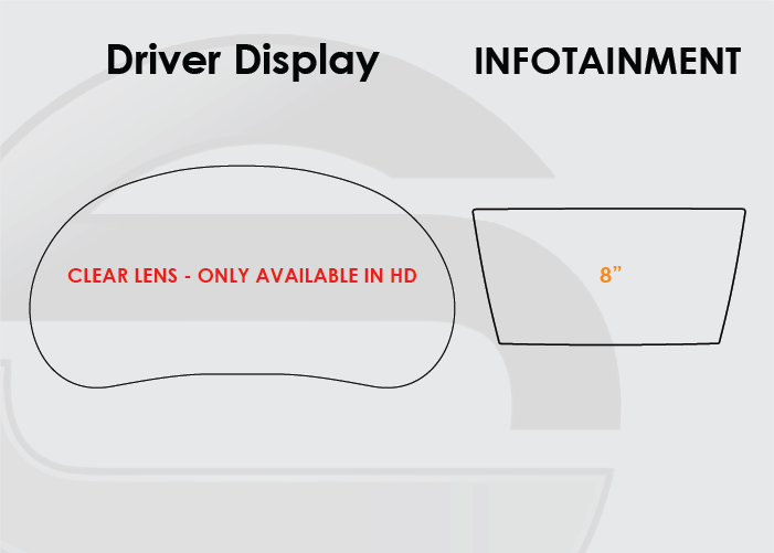 2018-2023 Chevrolet Traverse Screen ProTech Kit Driver Display 8in Infotainment