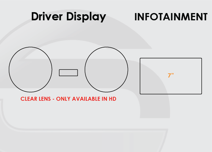2015-2020 Dodge Caravan Screen ProTech Kit Driver Display 7in Infotainment