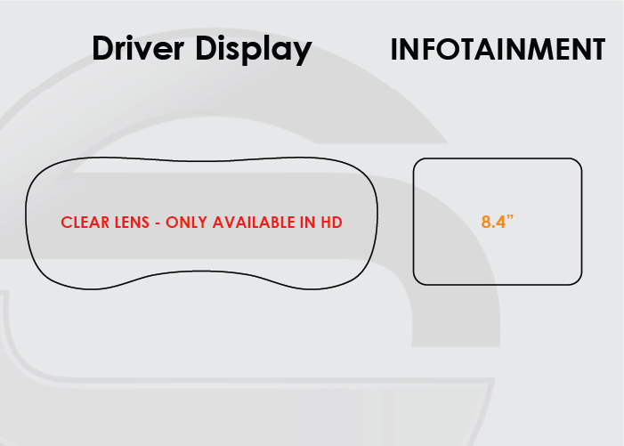 2015-2023 Dodge Charger Screen ProTech Kit Driver Display 8.4in Infotainment