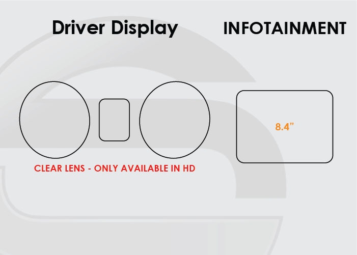 2014-2020 Dodge Journey Screen ProTech Kit Driver Display 8.4in Infotainment
