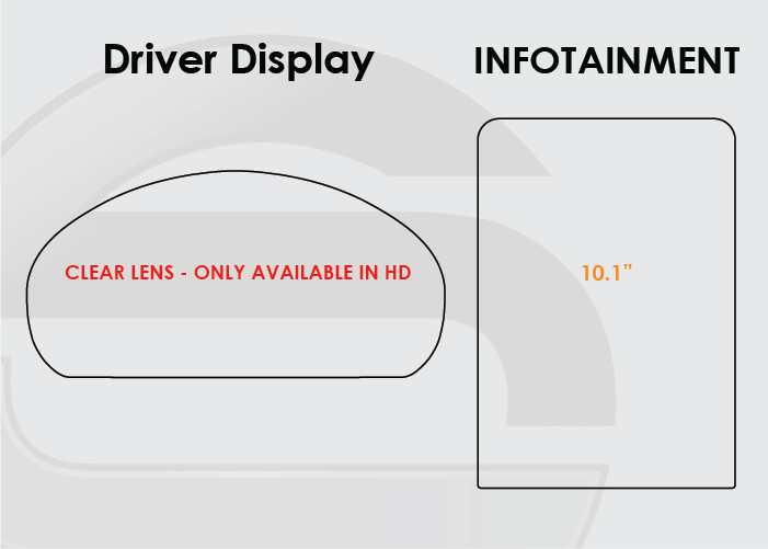 2020-2024 Ford Explorer Screen ProTech Kit Driver Display 10.1in Infotainment