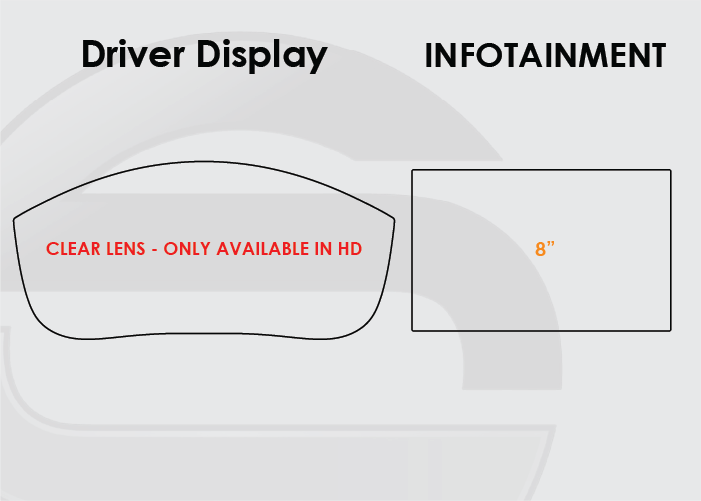 2015-2019 Ford Explorer Screen ProTech Kit Driver Display 8in Infotainment. Helps prevent scratches and minimizes fingerprints to keep your screens looking new.