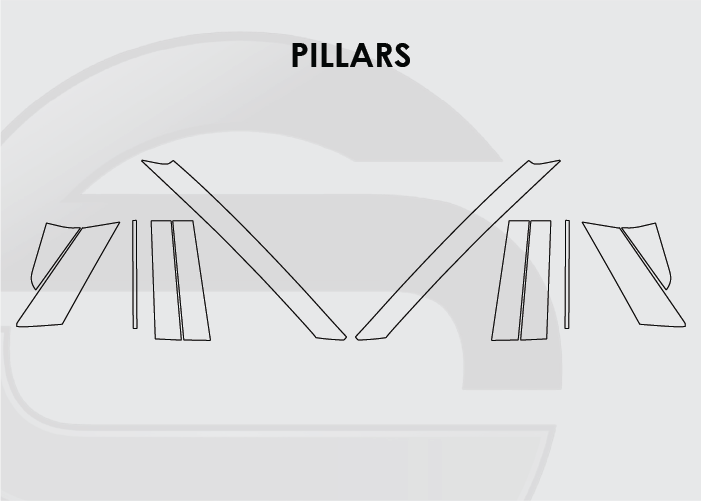 2020-2024 Ford Explorer Screen ProTech Kit Pillars. Resists scratches and scuffs while reducing fingerprints and smudges on your screens.
