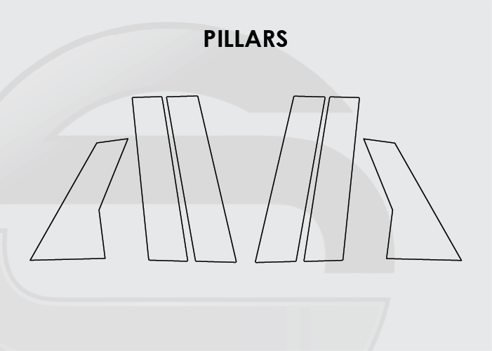 2015-2024 Ford Edge Screen ProTech Kit Pillars
