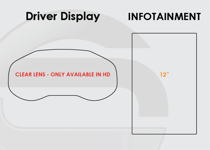2021-2024 Ford Edge Screen ProTech Kit Driver Display 12in Infotainment