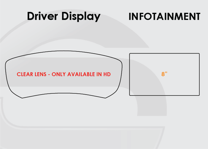 2015-2017 Ford Expedition Screen ProTech Kit Driver Display 8in Infotainment. Shields your screens from scratches and helps reduce greasy fingerprints.