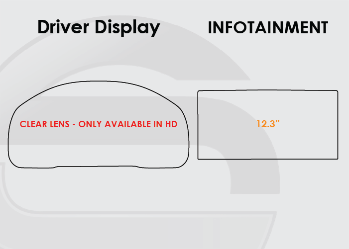 2025 Ford Maverick Screen ProTech Kit Digital Driver Dsiplay 13.2in Infotainment