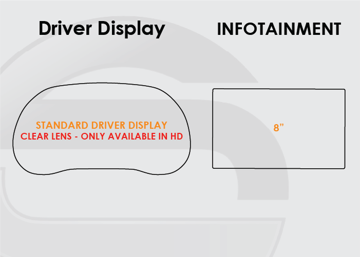 2017-2023 GMC Acadia Screen ProTech Kit Standard Driver Display 8in Infotainment