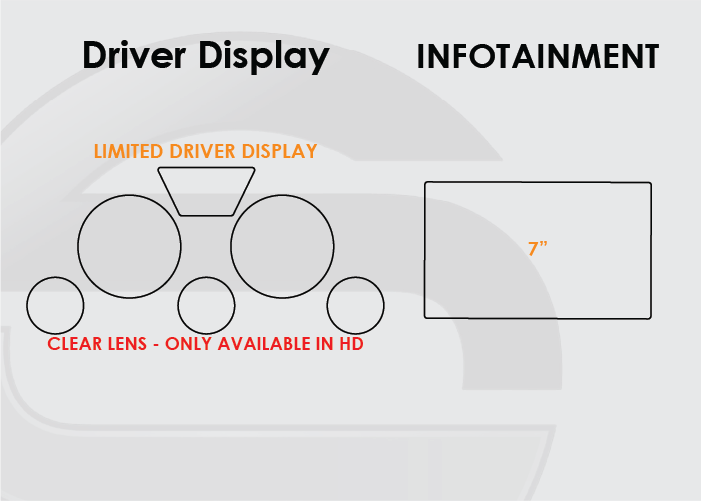 2017 GMC Acadia Screen ProTech Kit Limited Driver Display 7in Infotainment