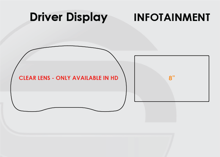 2014-2018 GMC Sierra Screen ProTech Kit Driver Display 8 inch Infotainment. Helps keep screens scratch-resistant with fewer fingerprints and smudges.