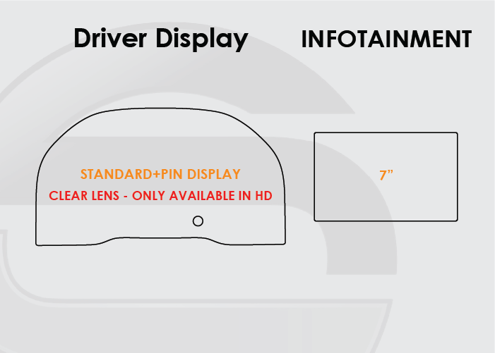 2019-2021 GMC Sierra Screen ProTech Kit Driver Display 7 inch Infotainment. Shields your screens from scratches and helps reduce greasy fingerprints.