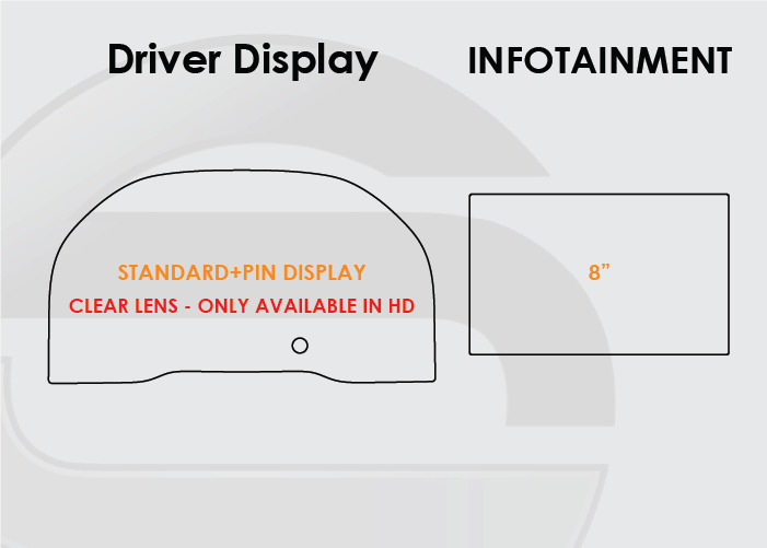 2019–2021 GMC Sierra Screen ProTech Film Infotainment 8"