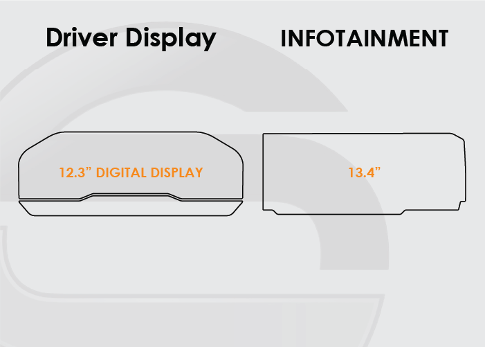 2024-2025 GMC Sierra Screen ProTech Kit Digital Driver Display 13.4in Infotainment. Helps keep screens scratch-resistant with fewer fingerprints and smudges.