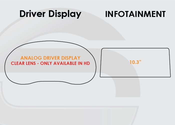 2022-2025 Genesis G70 Screen ProTech Kit Analog Driver Display 10.3in Infotainment