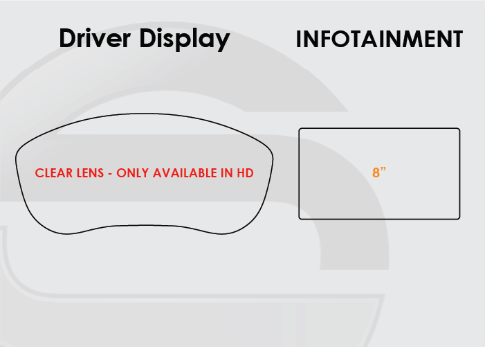 2017-2020 Genesis G80 Driver Display 8in Infotainment