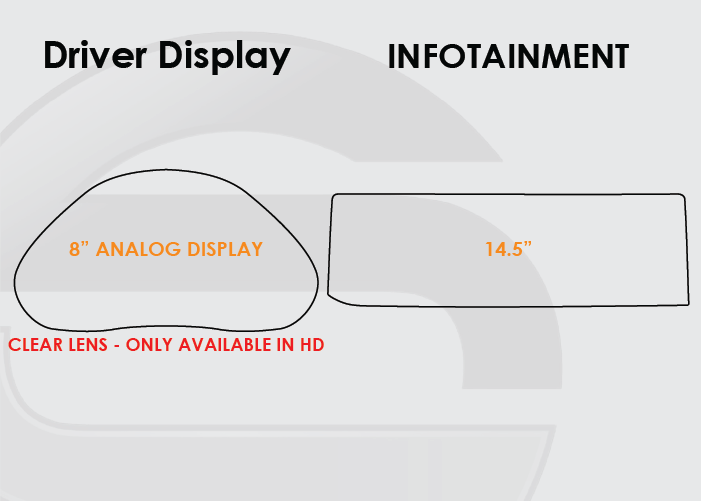 2021-2024 Genesis G80 8in Analog Driver Display 14.5in Infotainment