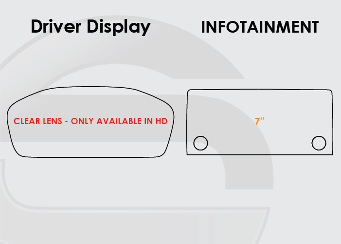 2023-2025 Honda Accord Screen ProTech Kit Driver Display 7" Infotainment