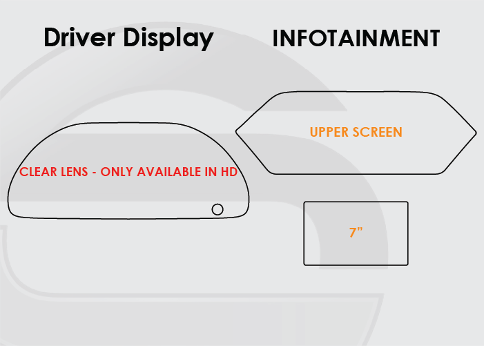 2014-2017 Honda Odyssey Screen ProTech Kit Driver Display 7in Infotainment. Shields your screens from scratches and helps reduce greasy fingerprints.