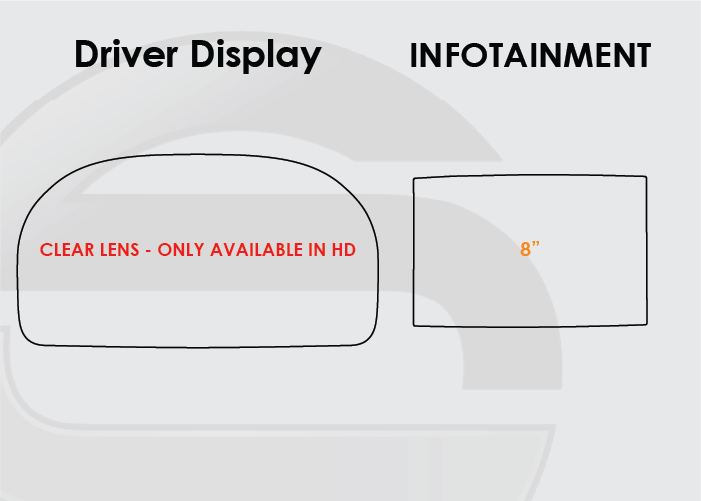 2016-2018 Honda Pilot Screen ProTech Kit Driver Display 8in Infotainment. Enhances screen clarity by resisting scratches and reducing fingerprint smears.