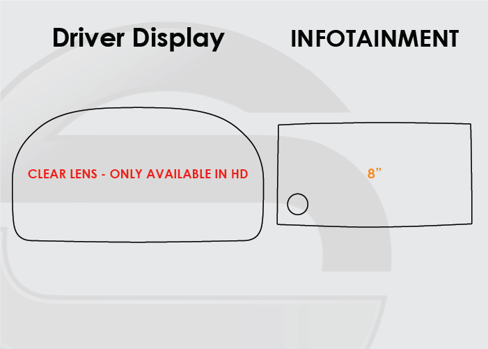 2018-2022 Honda Pilot Screen ProTech Kit Driver Display 8in Infotainment. Designed to resist scratching and lessen fingerprint marks on your screens.