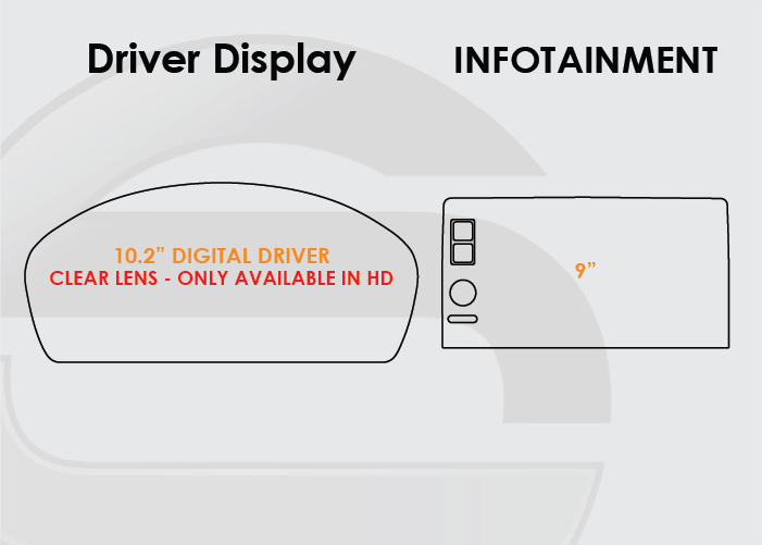 2023-2025 Honda Pilot Screen ProTech Kit 10.2" Digital Driver Display 9in Infotainment
