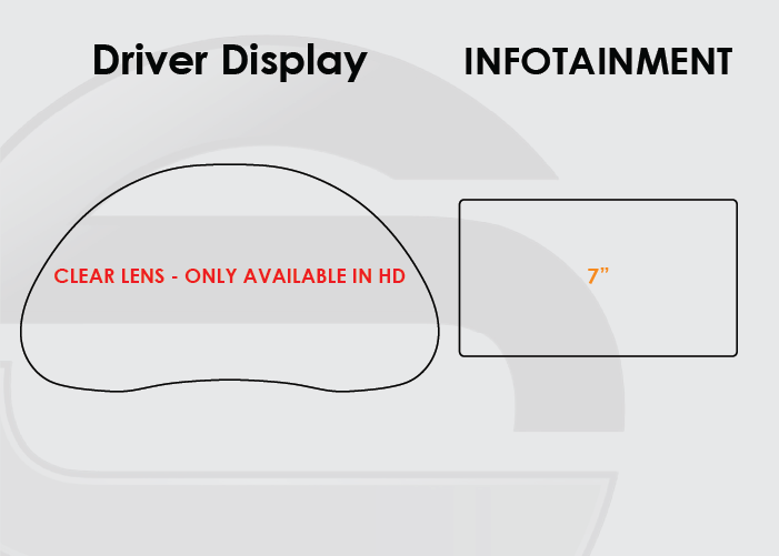 2012-2017 Hyundai Accent Screen ProTech Kit Driver Display 7in Infotainment. Shields your screens from scratches and helps reduce greasy fingerprints.
