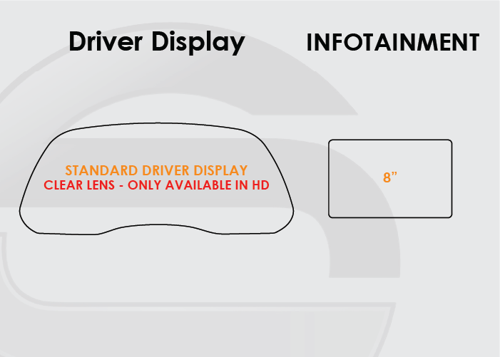 2020-2023 Hyundai Sonata Screen ProTech Kit Standard Driver Display 8in Infotainment. Shields your screens from scratches and helps reduce greasy fingerprints.