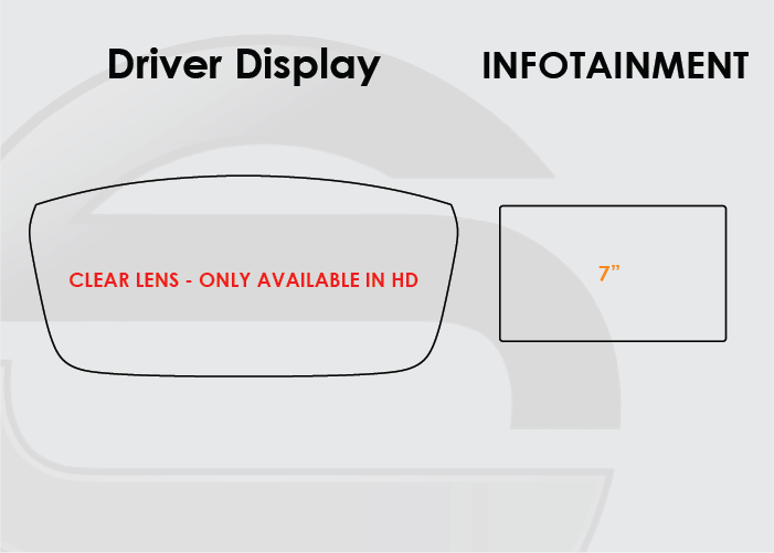 2015-2019 Hyundai Sonata Screen ProTech Kit Driver Display 7in Infotainment