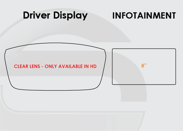 2015-2019 Hyundai Sonata Screen ProTech Kit Driver Display 8in Infotainment. Guards your screens from scratches while cutting down on fingerprints and smudges.