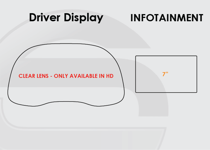 2019-2021 Hyundai Tucson Screen ProTech Kit Driver Display 7in Infotainment. Shields your screens from scratches and helps reduce greasy fingerprints.