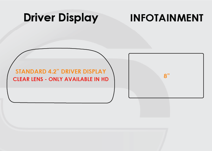 2022-2024 Hyundai Tucson Screen ProTech Kit Standard Driver Display 8in Infotainment