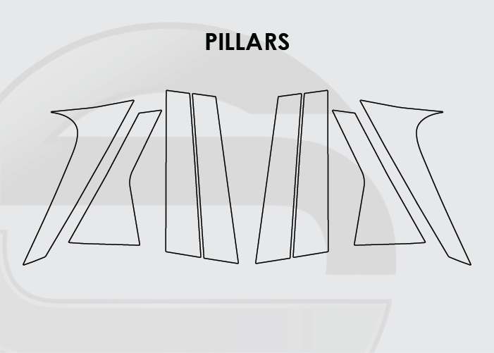 2022-2024 Hyundai Tucson Screen ProTech Kit Pillars. Helps keep screens scratch-resistant with fewer fingerprints and smudges.