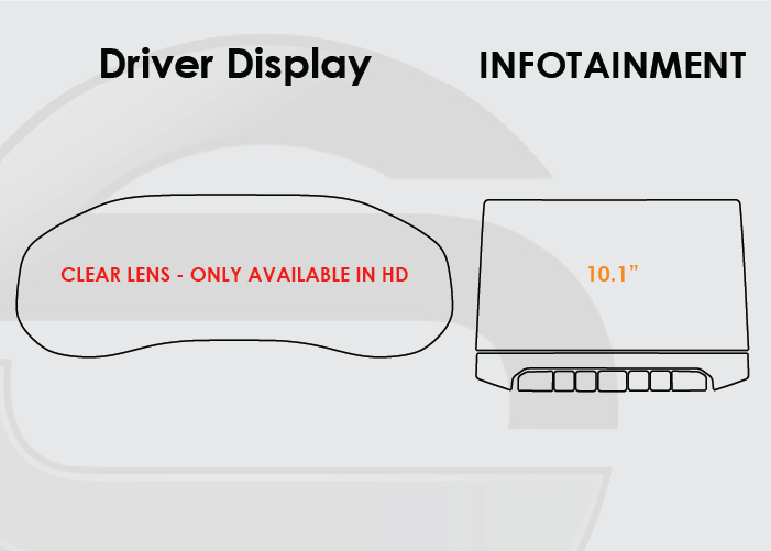 2022-2025 Jeep Compass Screen ProTech Kit Driver Display 10.1in Infotainment