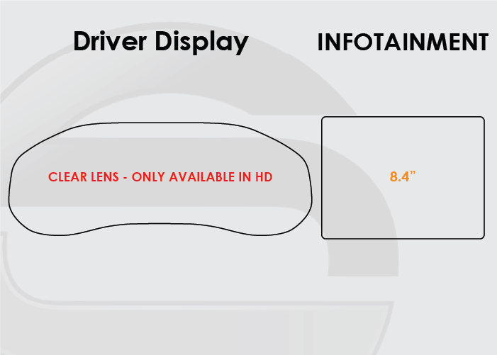 2022-2025 Jeep Compass Screen ProTech Kit Driver Display 8.4 in Infotainment