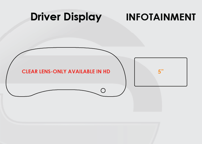 2011-2018 Jeep Wrangler Screen ProTech Kit Driver Display 5in Infotainment. Designed to resist scratching and lessen fingerprint marks on your screens.