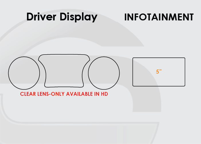 2018-2023 Jeep Wrangler Screen ProTech Kit Driver Display 5in Infotainment. Keeps your screens clearer by resisting scratches and minimizing fingerprints and smudges.