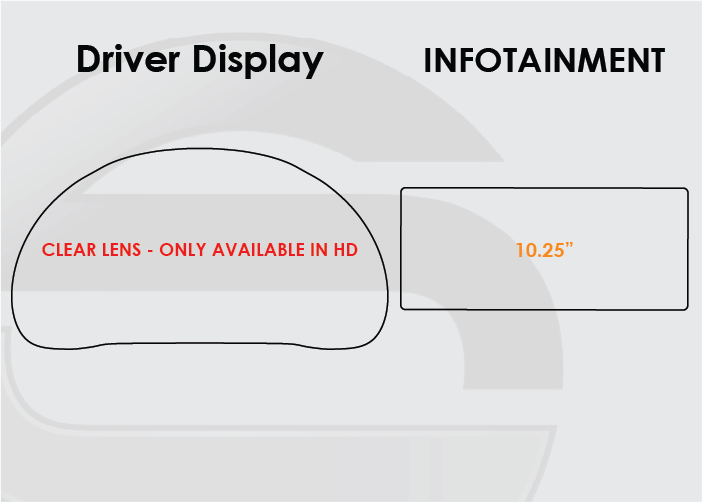 2021-2023 Kia Seltos Screen ProTech Kit Driver Display 10.25in Infotainment. Adds a durable barrier to resist scratches and reduce fingerprints on your screens.