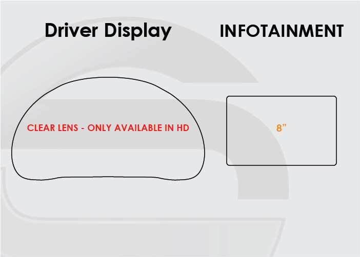 2021-2023 Kia Seltos Screen ProTech Kit Driver Display 8in Infotainment